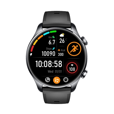 شراء ساعة ذكية GPS KW296 بشاشة AMOLED مقاومة للماء IP68 لتتبع اللياقة البدنية التصنيع عبر الإنترنت