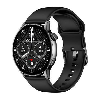 KW252A ساعة ذكية AMOLED ذات أسلوب كلاسيكي ممتاز 60 هرتز حقيقي في السرعة، ومراقبة النوم، ميزة التسجيل، وإعدادات الشاشة الشخصية
