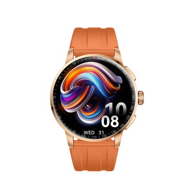 KW258 IP68 ساعة ذكية مقاومة للماء شكل مستدير للتصميم الرياضي