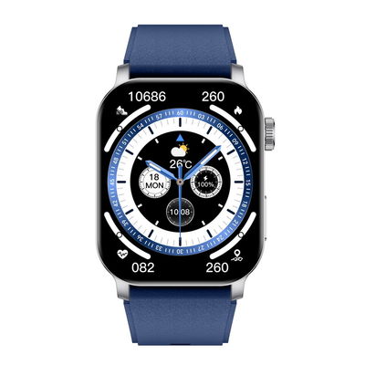 KW265 60 هرتز AMOLED Smartwatch 3D Dynamic UI ، تخصيص AOD ، 45 يومًا في حالة انتظار ، أسود / فضي