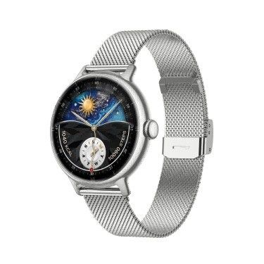 KW60A 1.19' سيدة أسلوب كلاسيكي ساعة ذكية صحة المرأة ساعة ذكية IP68 مقاوم للماء GPS الرياضة سيدة ساعة ذكية