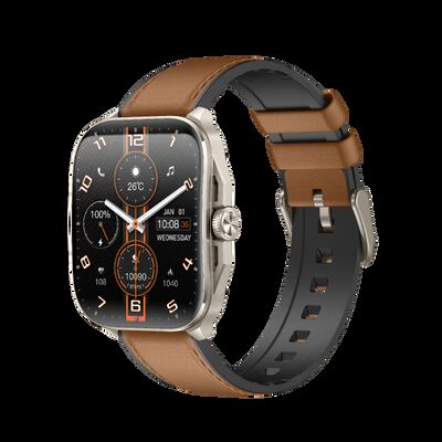 ساعة ذكية KW325s للأعمال للمحترفين - شاشة AMOLED منحنية 2.06 بوصة مع مشفر دوار